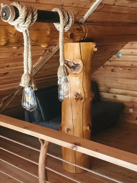 Шикарный дом из бревна