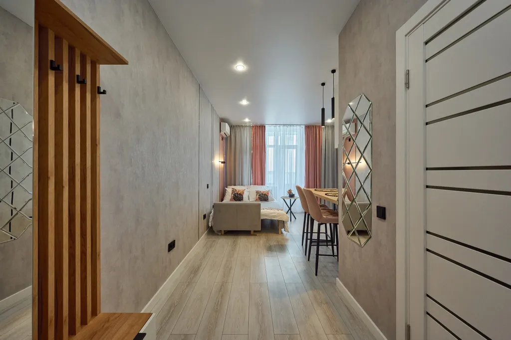 Студия для двух гостей с балконом