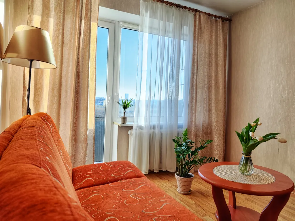 Квартира Уютная квартира с шикарным видом на стадион и набережную реки Преголя — Калининград