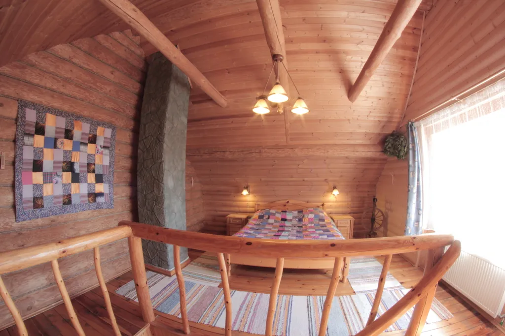 Гостевой дом Русская изба с баней на панорамном берегу