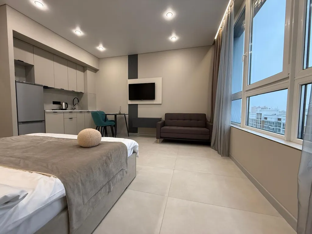 Панорамные закаты с высоты птичьего полета в ЖК Бизнес класса