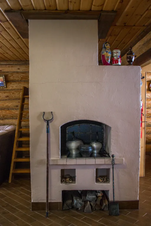Дом Печки-лавочки с настоящей русской печью и лежанкой