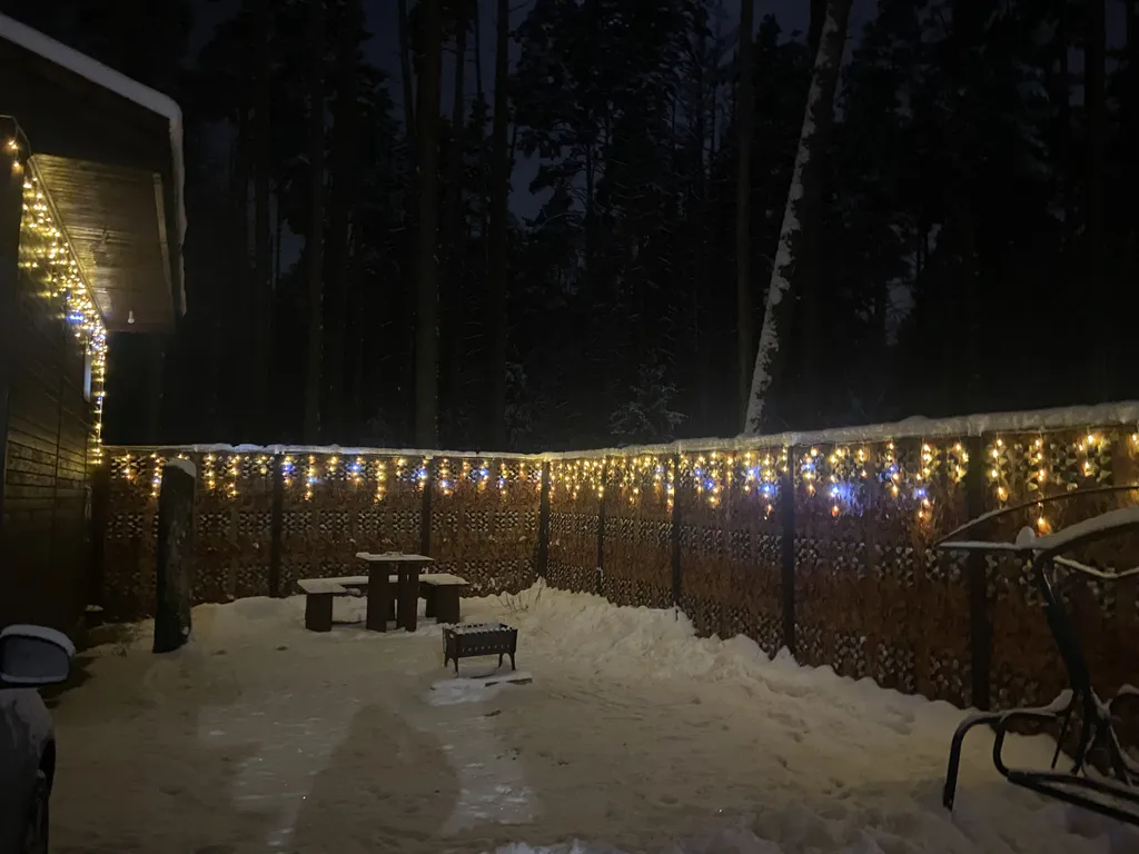 Дом в черте города в сосновом лесу