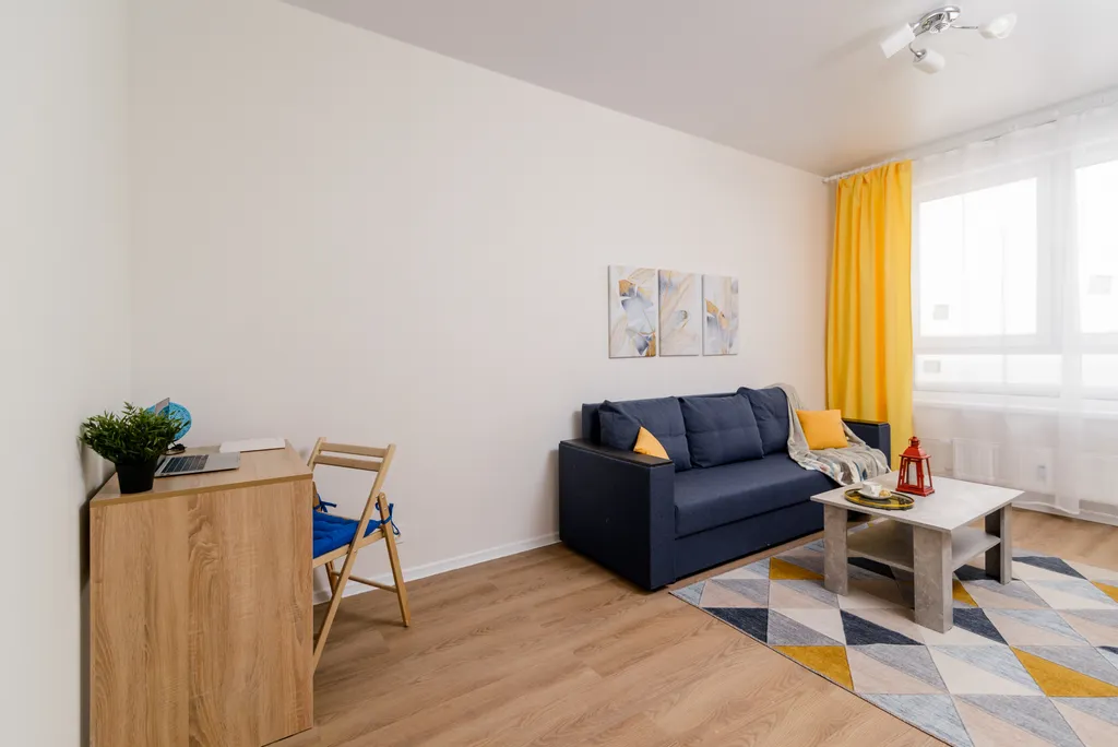 Просторная квартира с балконом