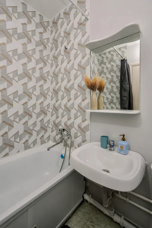 Новая студия  с 2-мя раздельными спальными местами от Город 18