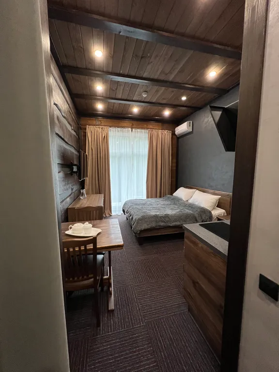 Уютный апартамент с видом на гору