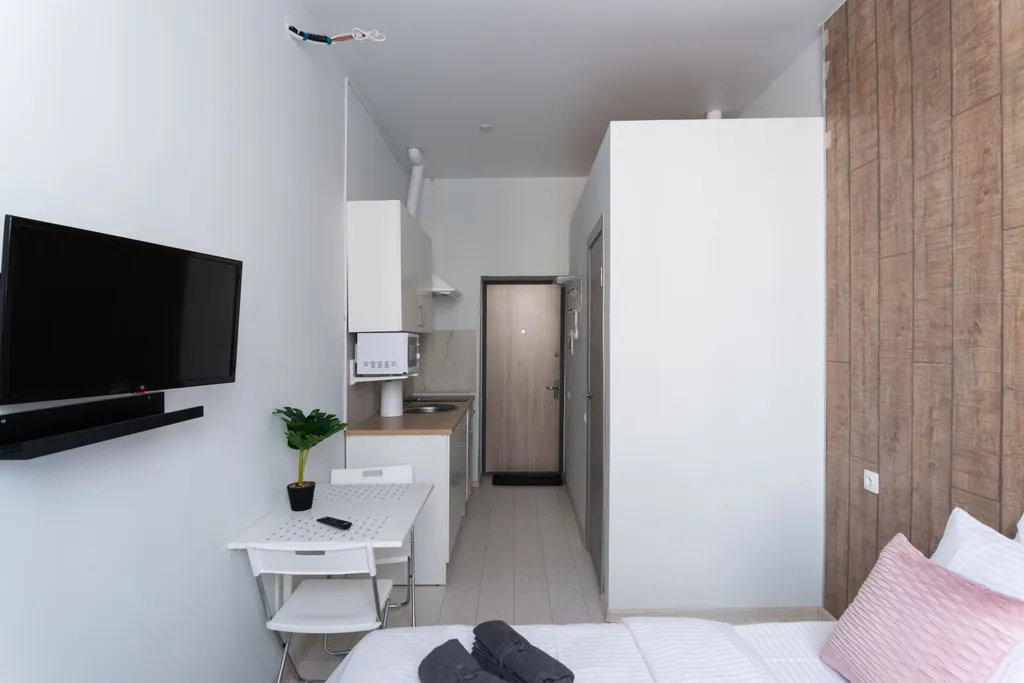 Квартира-студия с евроремонтом