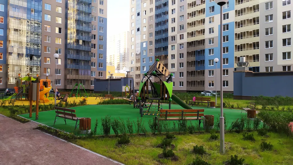 Квартира Уютная квартира в современном жк чистое небо — Санкт-Петербург