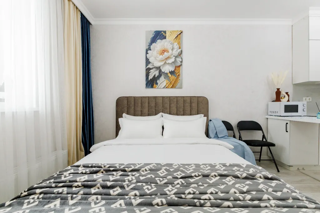 Квартира Светлый уголок в центре, рядом ЭКСПО и Ботанический сад — аренда посуточно в Астана (Нур-Султан)