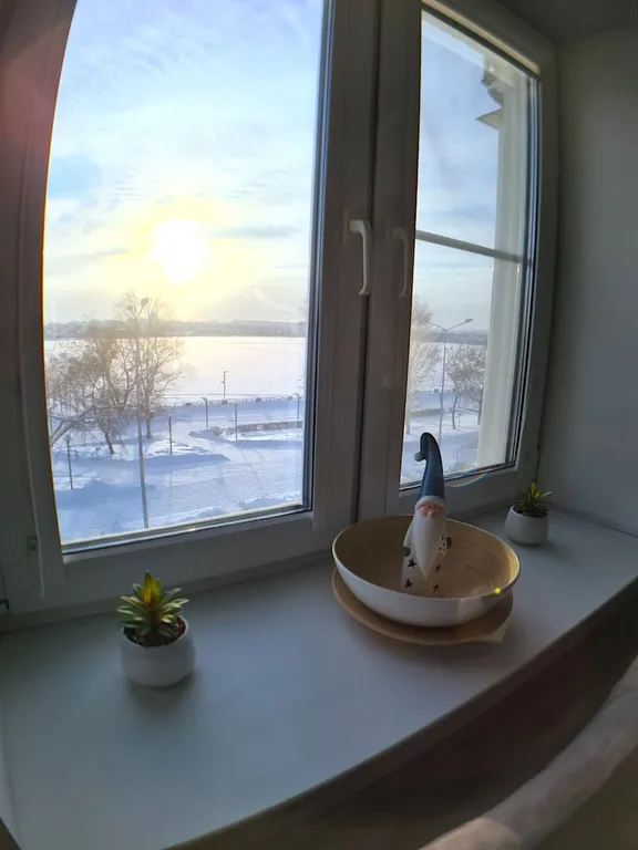 Квартира с видом на озеро