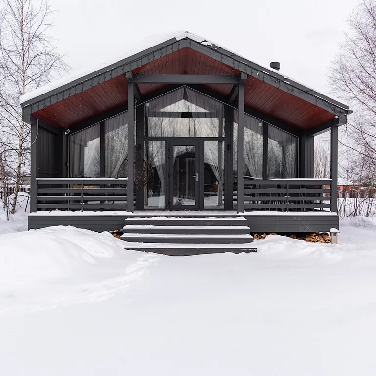 Домик у Сорочан с камином и сауной