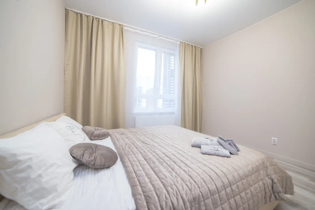 Евродвухкомнатная квартира рядом с метро Ботаническая для 4