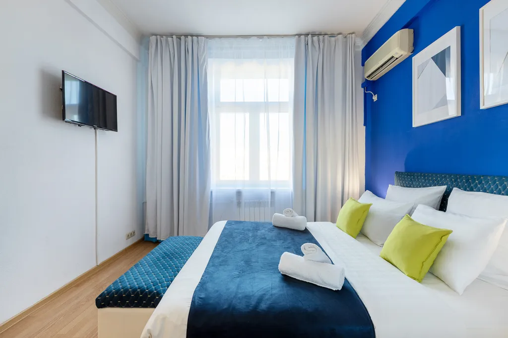 Квартира Квартира с видом на ночную Москву и башни Москва-сити — Москва