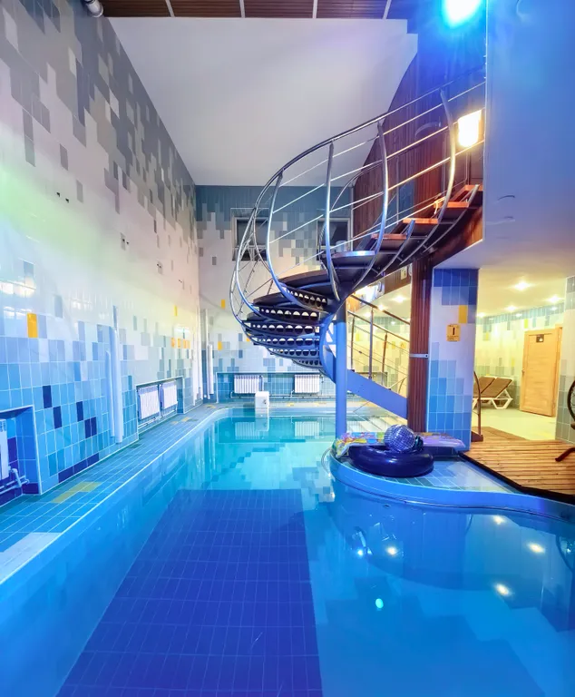 Комплекс с апартаментами, сауной и бассейном