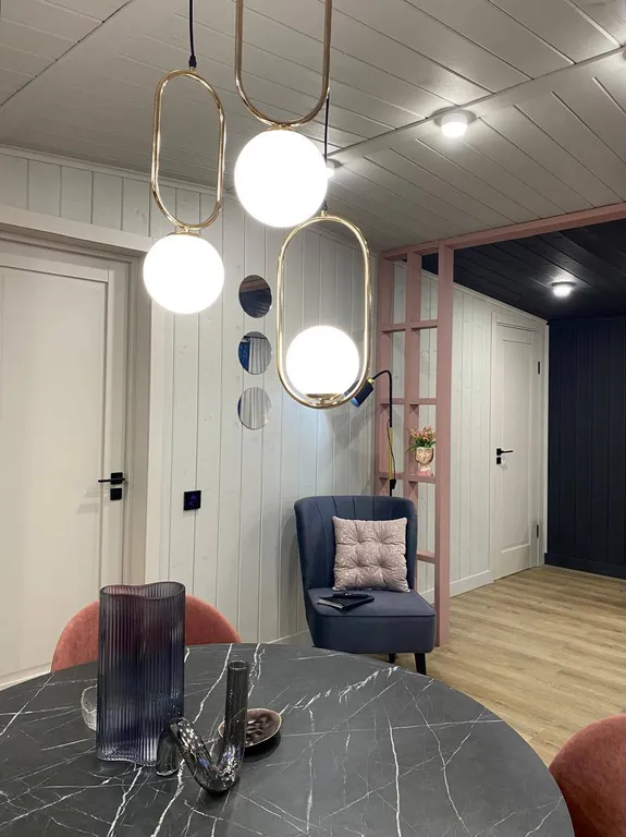 Шале с баней и сибирским чаном с подсветкой 3.0