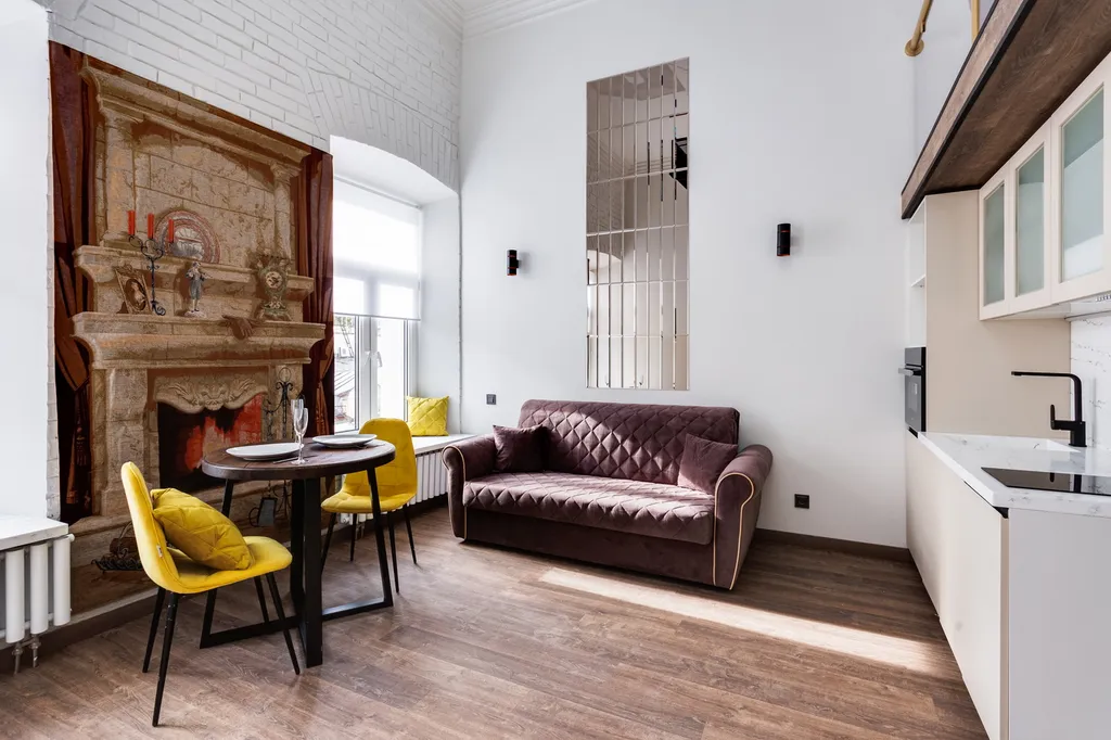 Квартира Квартира Двухуровневая студия в самом центре — Москва