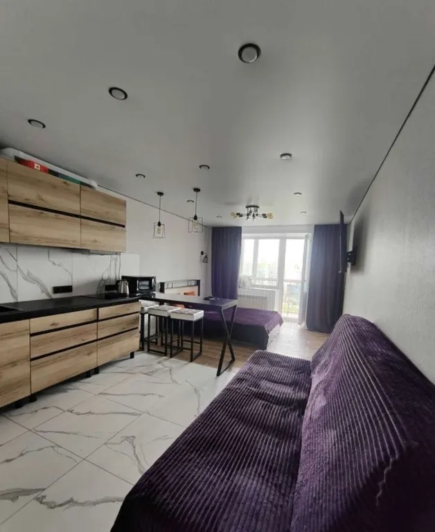 Уютная студия с красивым видом