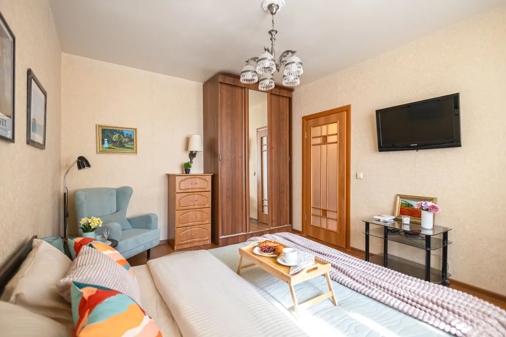 Квартира Уютная квартира в 5 минутах от метро Скобелевская — Москва