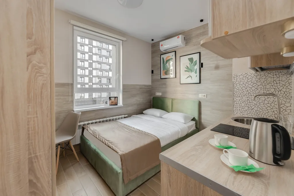 Квартира Квартира Уютная студия у метро, всё для комфортного проживания — Москва