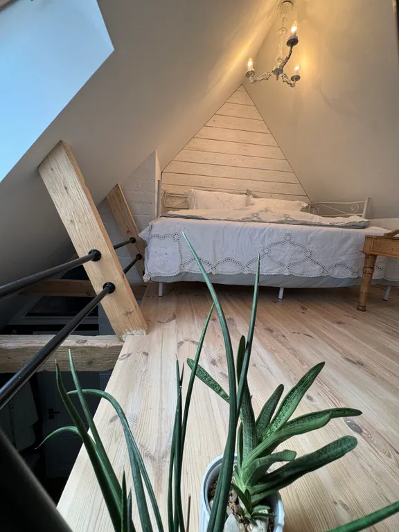 Двухуровневые апартаменты 33/3 house с камином и мангалом