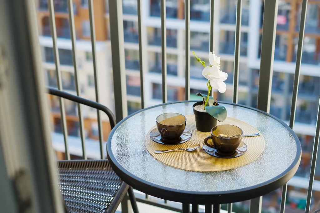 Евродвушка, балкон, вид на море