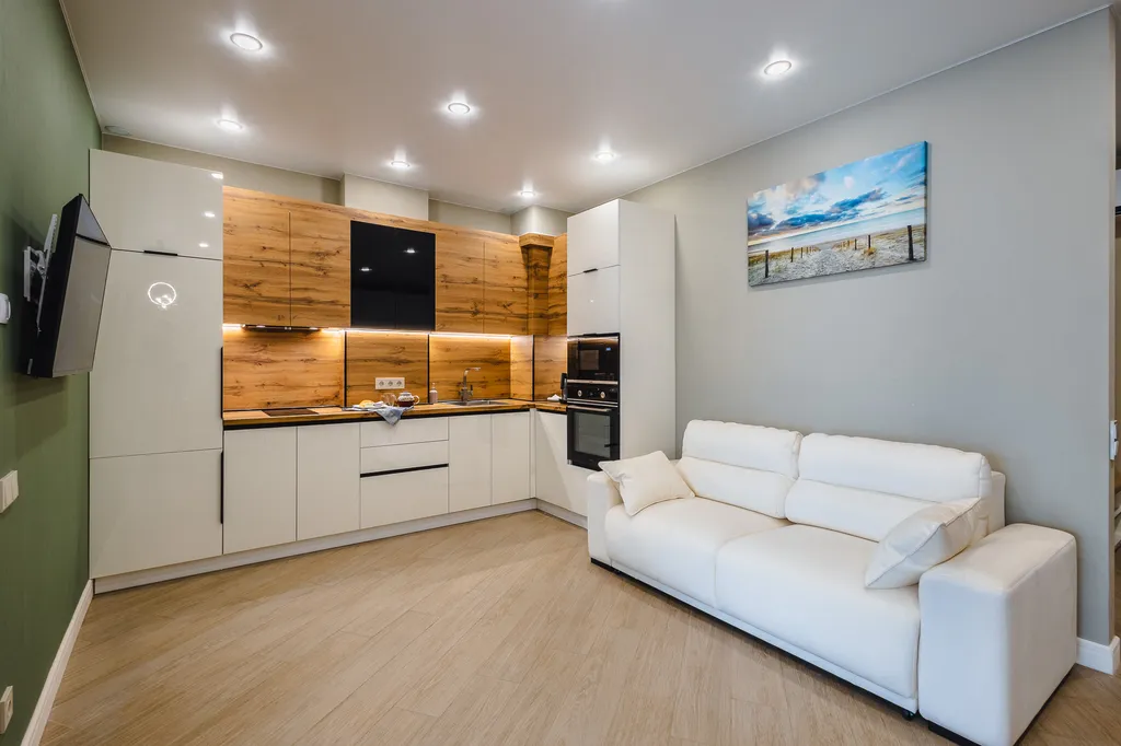 Просторная видовая трёхкомнатная квартира в приморском парке