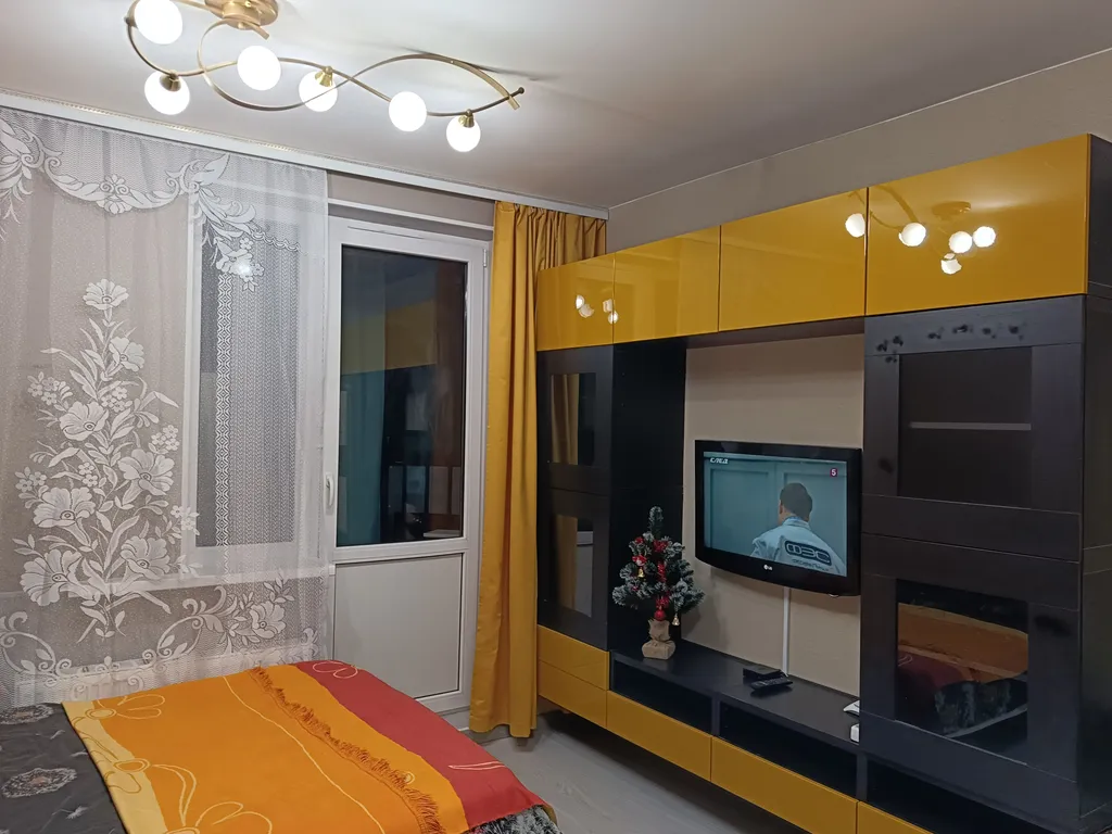 Уютная квартира студия на высоком этаже — аренда посуточно в Мурино