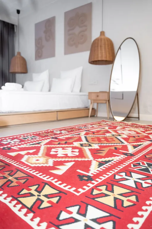 Уютные апартаменты в этно-стиле в новом отеле taukel