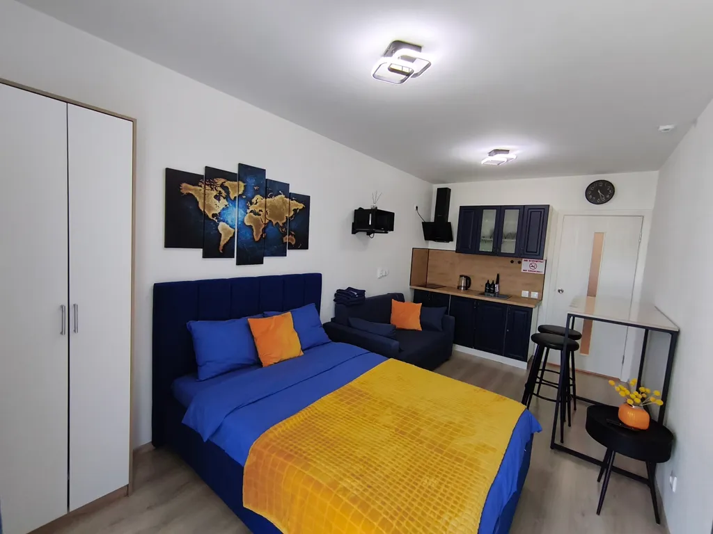 Студия для командировки и отдыха с видом на Академический