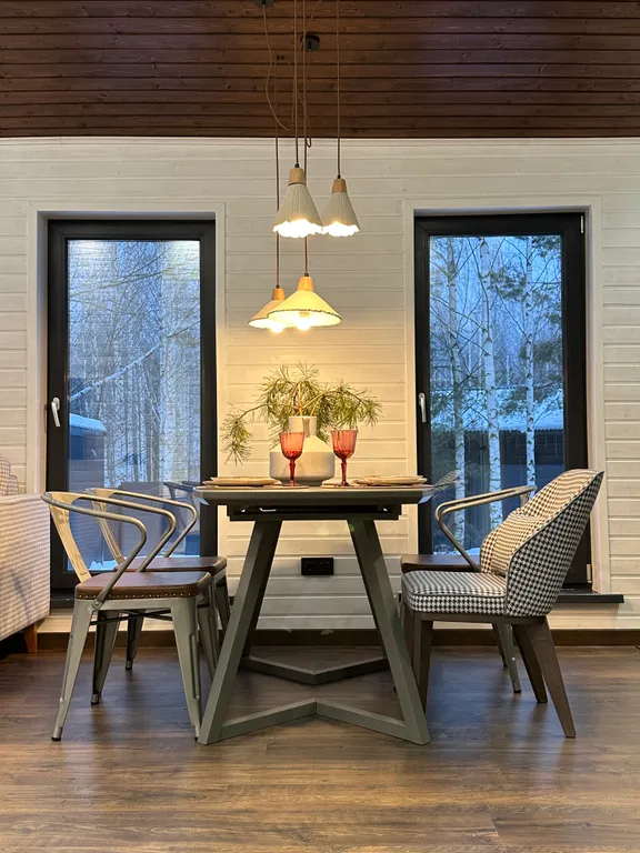 Happy Dacha стильный барнхаус с баней возле Иннополиса