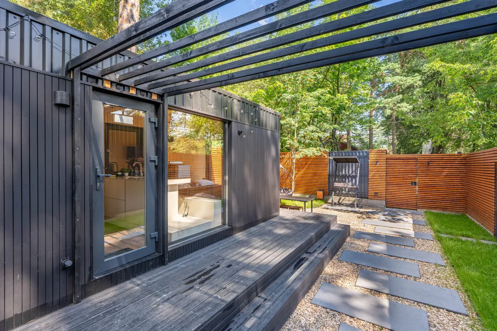 Коттедж Ультрасовременный домик для отдыха вдвоем с сауной, купелью, мангалом — Москва