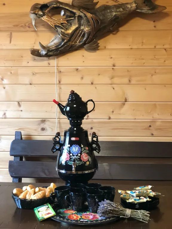 Уютный дом и баня на дровах с рядом озером