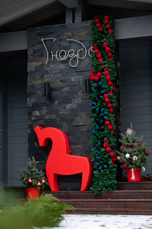 Шале Гнездо с бассейном и сауной