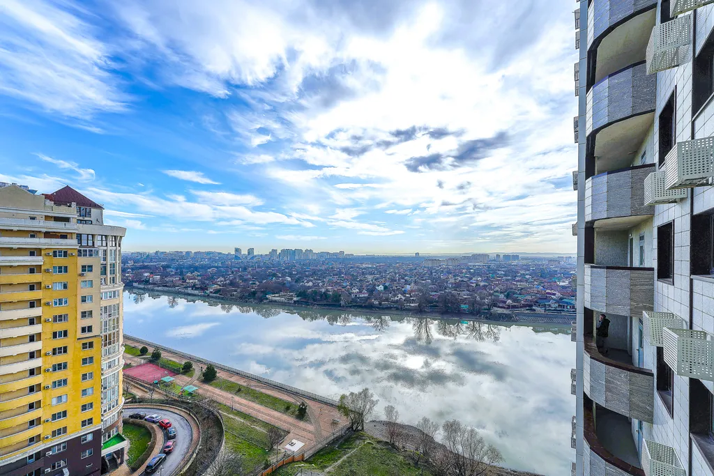 Квартира Чистая уютная квартира с новым ремонтом и великолепным видом на реку — Краснодар