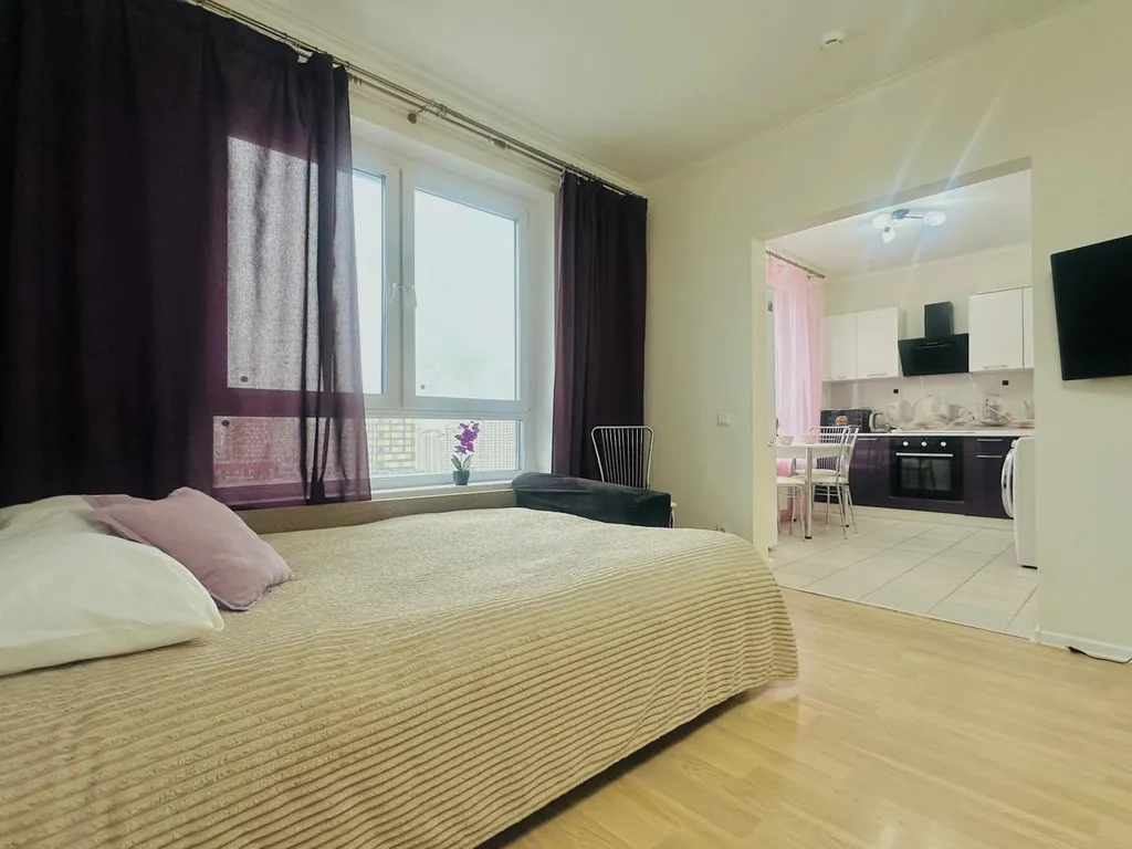 Прекрасная квартира с шикарным видом на город — аренда посуточно в Мытищи