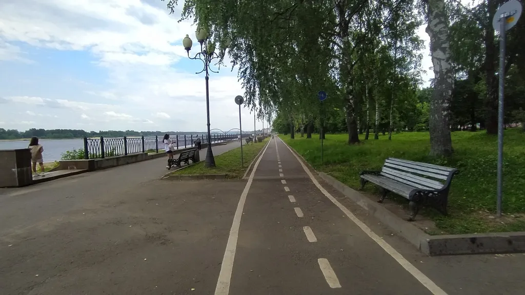 Квартира в центре с видом на Волгу