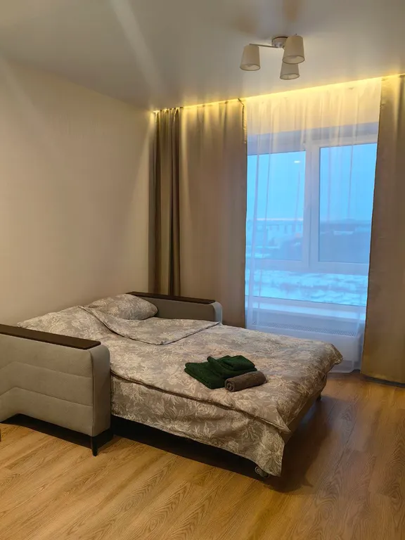 Комфopтнaя студия на 25 этаже