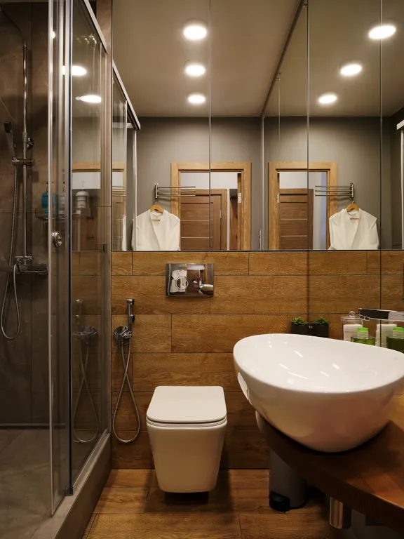 Уютнейшая студия с шикарным видом на панораму города и реку