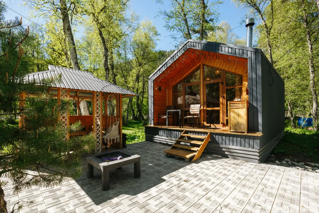 Коттедж Коттедж Горный отель The most в самой чаще леса — Архыз