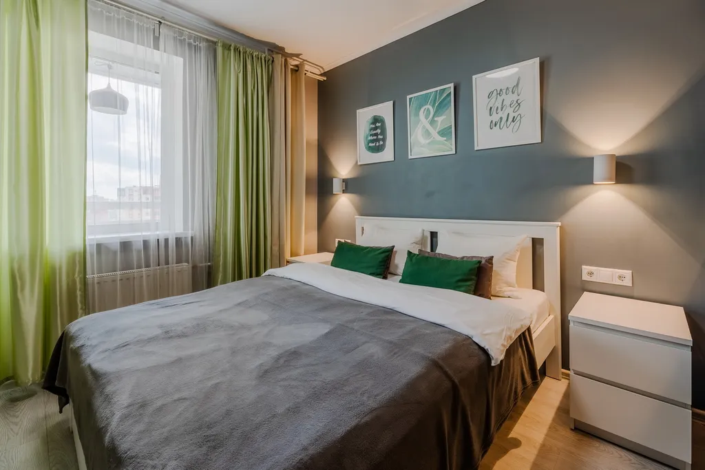Квартира Апартаменты место силы - green gray studio — Санкт-Петербург