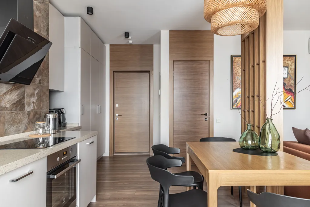 Квартира Квартира Видовая евротрешка в ЖК бизнес-класса с видом на Moscow City — Москва