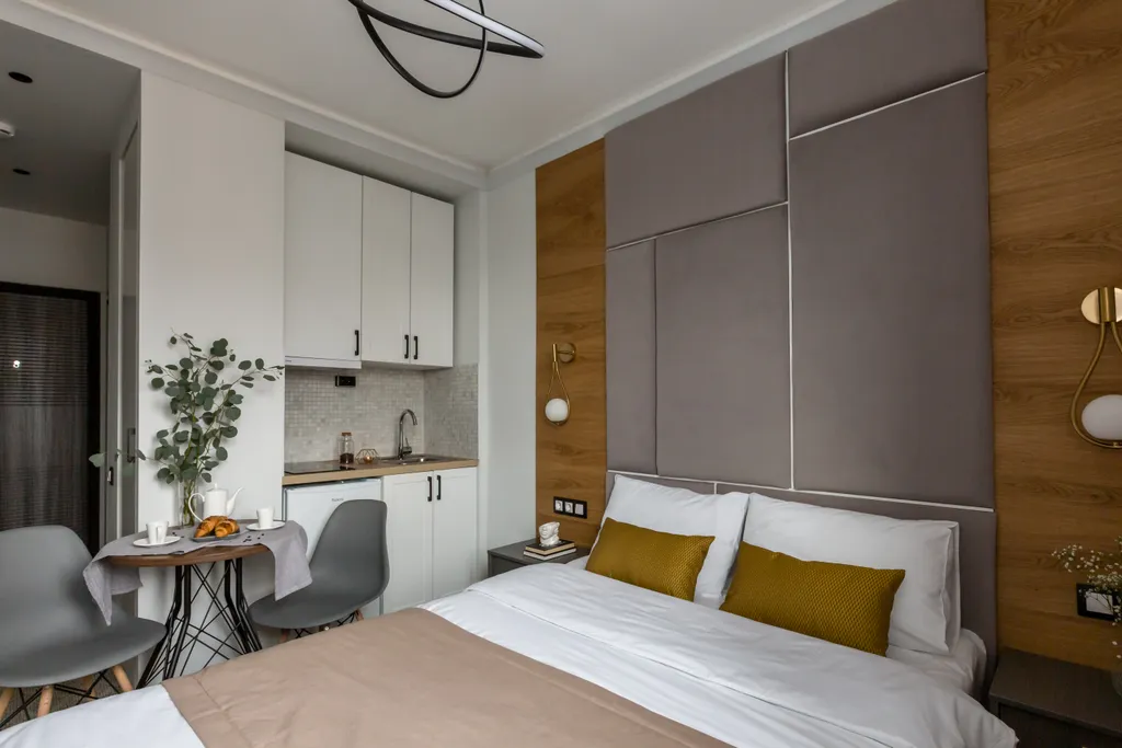 Апартаменты Кварт-Отель студия с джакузи Кипарис