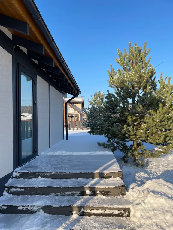 Коттедж Коттедж Фахверк с панорамным остеклением — Васькино