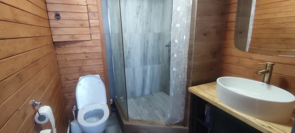 Современный дом с видом на лес