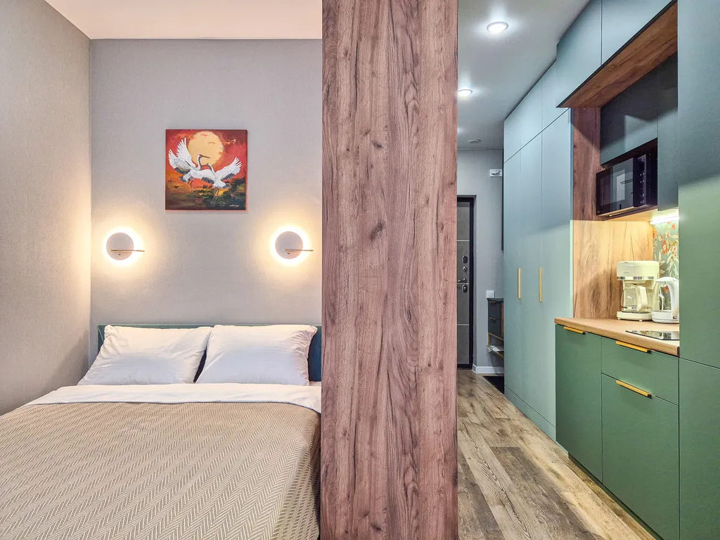 Студия с видом на реку