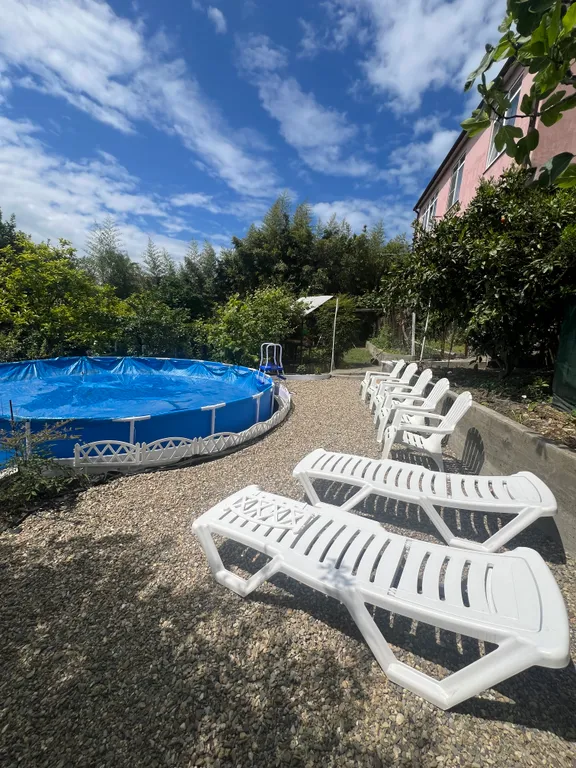 Домик с видом на море и бассейном