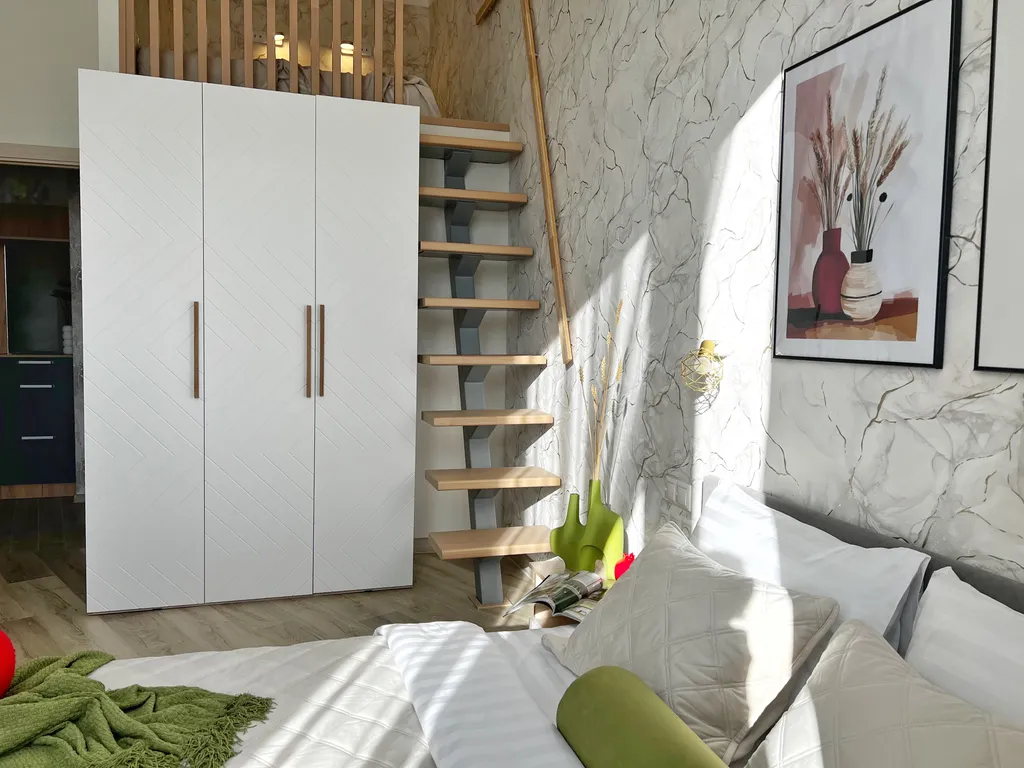 Квартира Уютная двухуровневая однокомнатная квартира — Пушкин