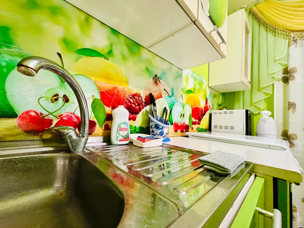 Уютная однокомнатная квартира с тремя раздельными спальными местами