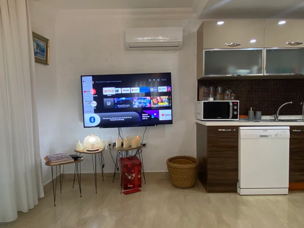 Квартира 2+1 с террасой, 120 кв.м. Большой бассейн.