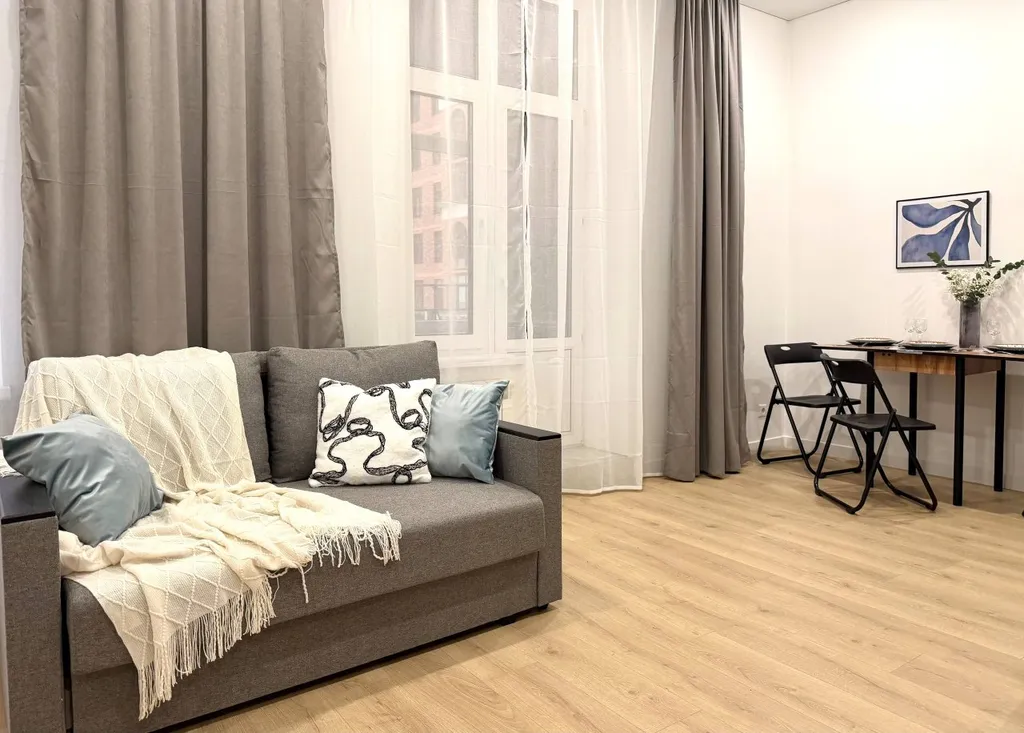 Светлая студия в ЖК Видный город